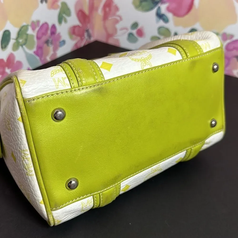 💯Authentic MCM Boston Handbag - Small🍀 - Picture 9 of 16